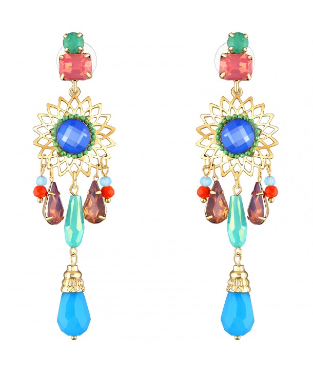 BOUCLES D'OREILLES - SOLAR COLOR GOLD