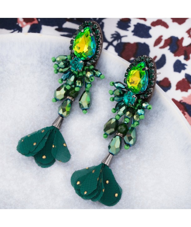 BOUCLES D'OREILLES - FABIOLA EMERALD