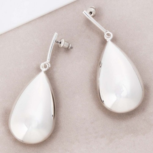 Boucles d'oreilles EGLANTINE SILVER Argent Argenté à l'argent fin